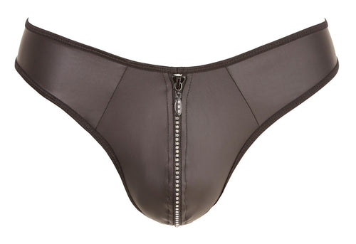 String Zip Fetish Noir