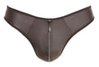 String Zip Fetish Noir