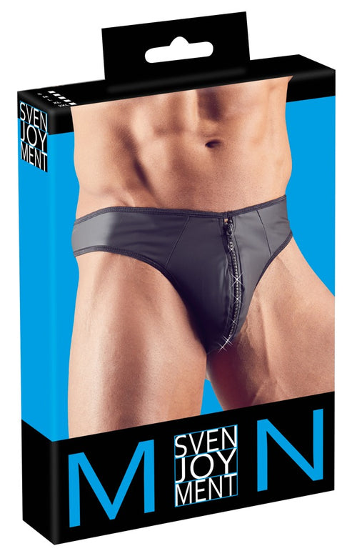 String Zip Fetish Noir
