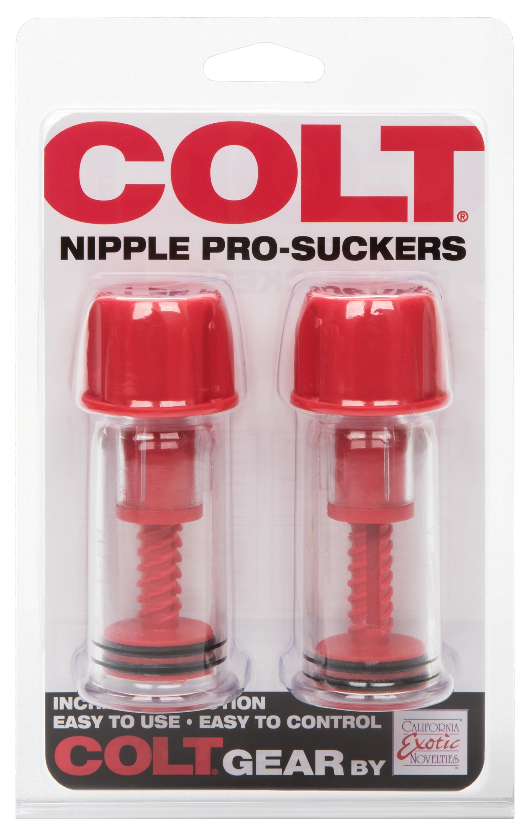 Suce-Tétons Pro-Suckers Colt 30mm Rouges