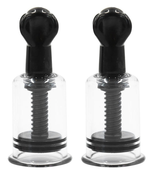 Suce tétons Twist noir 21 mm