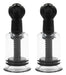 Suce tétons Twist noir 21 mm