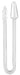 Plug Long Snass 43 x 4.5 cm Transparent