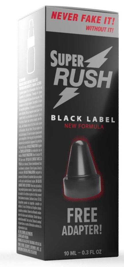 Super Rush Black Label 10ml Bouchon Diffuseur