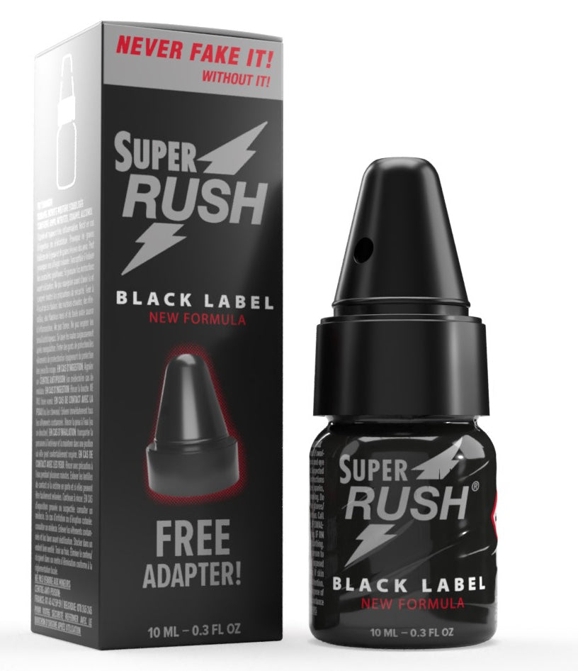 Super Rush Black Label 10ml Bouchon Diffuseur
