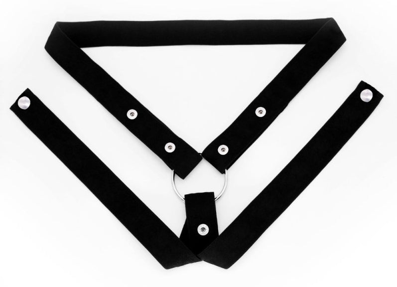 Support Élastique pour Cage Noir