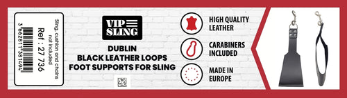 Supports pour Pieds en cuir Sling Dublin 32cm