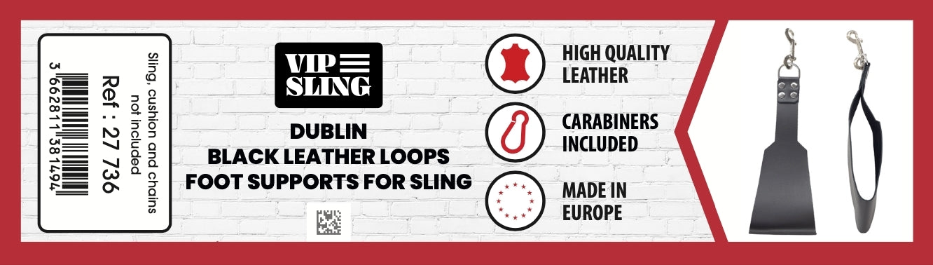 Supports pour Pieds en cuir Sling Dublin 32cm