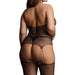 Body Porte-Jarretelles CHOKER FISHNET Noir