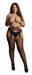 Collants Résille Grande taille STRAPPY Noirs
