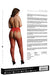 Collants à jarretelles RHINESTONE Rouges