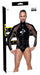 T-shirt sexy Vinyl Up Noir