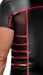 T-shirt TOP ORMETO Noir-Rouge