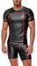 T-shirt TOP ORMETO Noir-Rouge