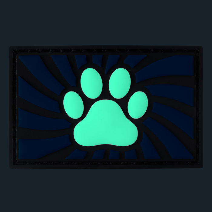 Tag Paw avec scratch Bleu