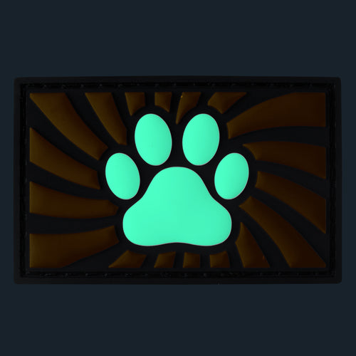 Tag Paw avec scratch Orange