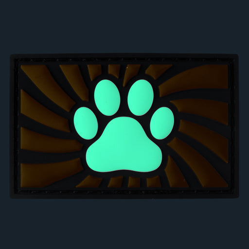 Tag Paw avec scratch Orange