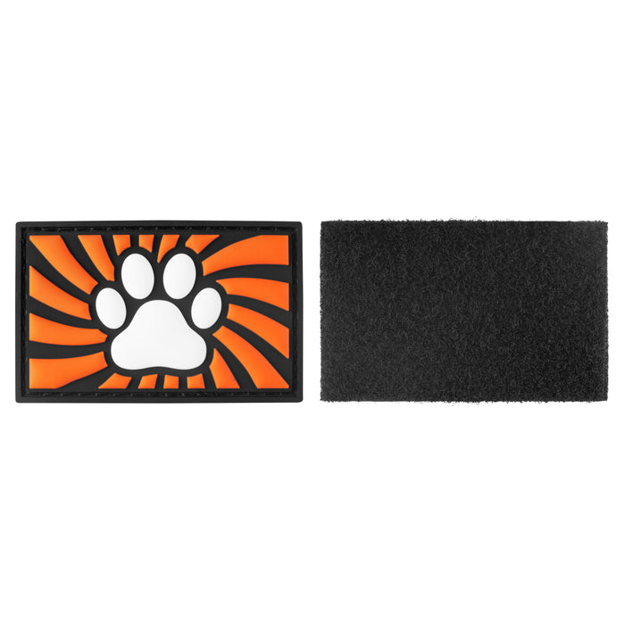 Tag Paw avec scratch Orange
