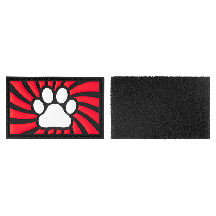 Tag Paw avec scratch Rouge