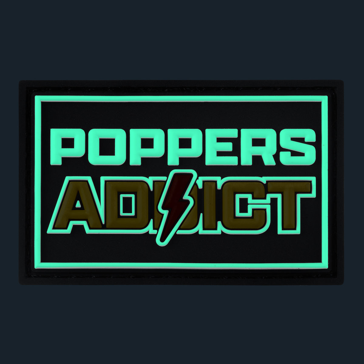 Tag POPPERS ADDICT avec scratch
