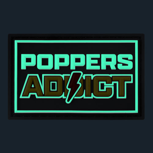 Tag POPPERS ADDICT avec scratch