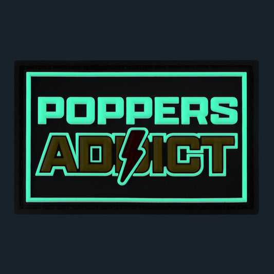 Tag POPPERS ADDICT avec scratch