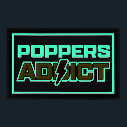 Tag POPPERS ADDICT avec scratch