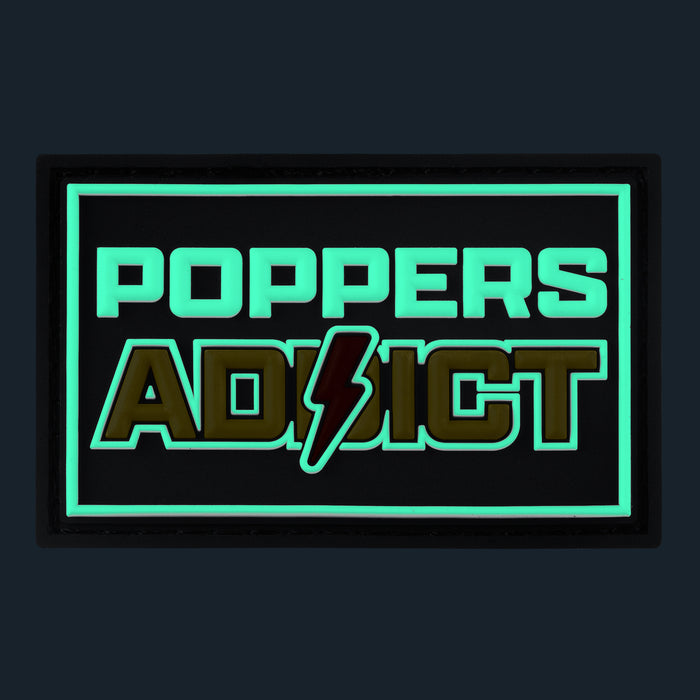 Tag POPPERS ADDICT avec scratch