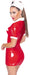 Tenue Infirmière Vinyl Nurse Rouge
