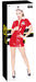 Tenue Infirmière Vinyl Nurse Rouge