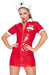 Tenue Infirmière Vinyl Nurse Rouge