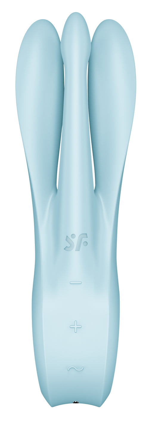 Stimulateur de clitoris vibrant Threesome 1 Satisfyer Bleu