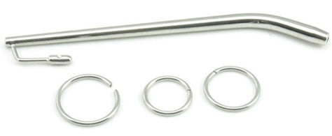 Tige d'urètre percée Benty M 15cm - Diamètre 7.5mm