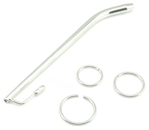 Tige d'urètre percée Benty M 15cm - Diamètre 7.5mm