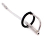 Tige d'urètre percée Catheter Ribbed 21cm - Diamètre 9mm