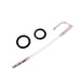 Tige d'urètre percée Catheter Ribbed 21cm - Diamètre 9mm