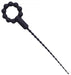 Tige d'urètre vibrante avec Anneau O-Ring 17.5cm - Diamètre 3 à 8mm