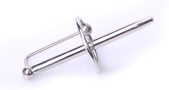 Tige percée d'urètre avec anneau PRINCESS WAND 7.5cm x 6mm