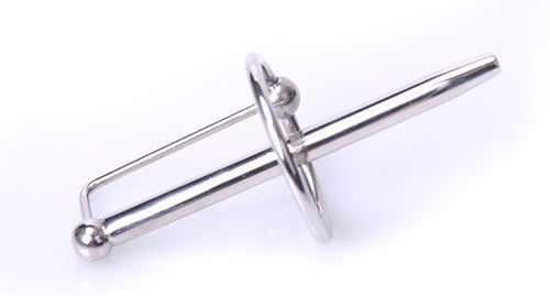 Tige percée d'urètre avec anneau PRINCESS WAND 7.5cm x 6mm