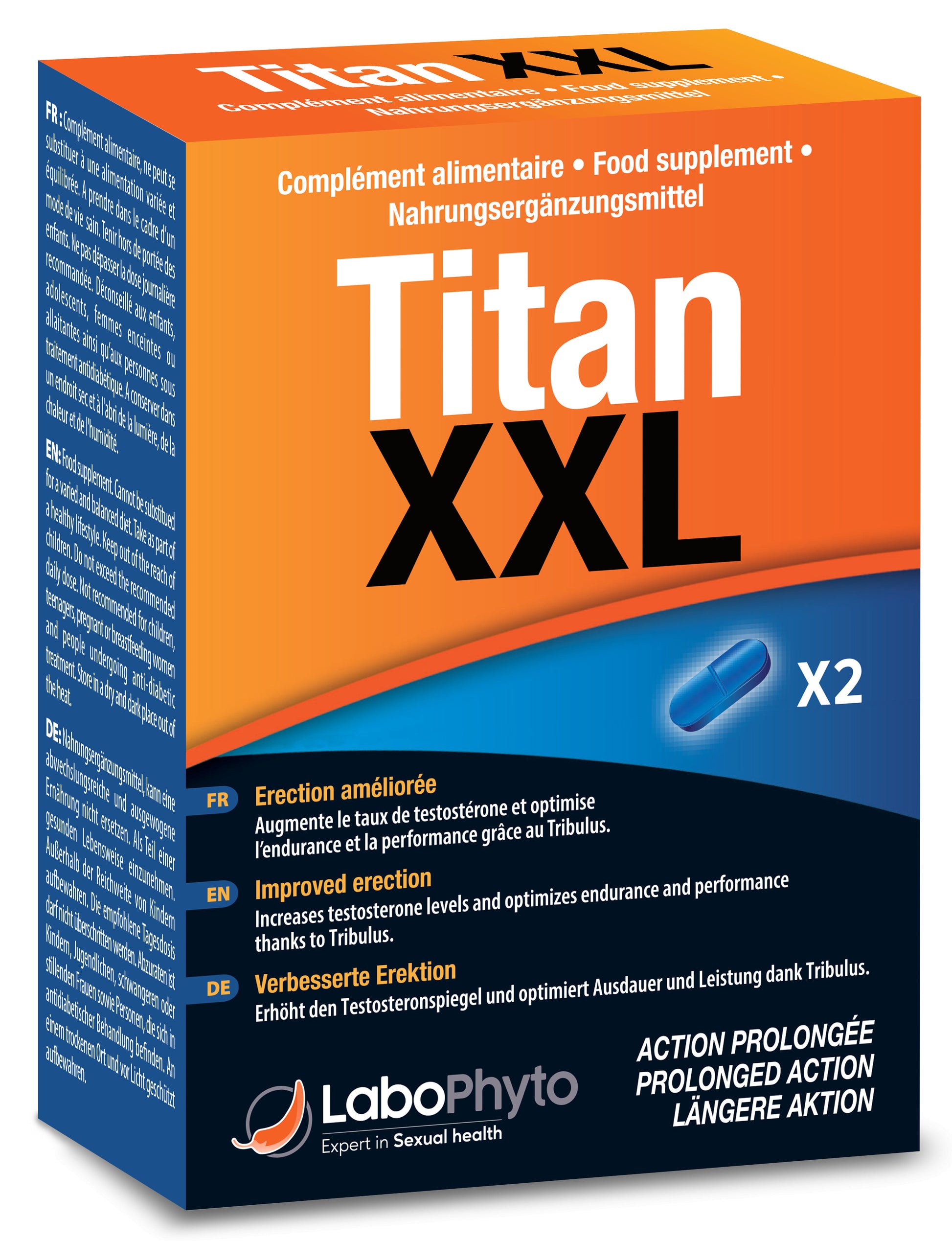 Titan XXL - 2 comprimés
