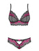 Ensemble Tulia 2 Pièces Noir-Rose