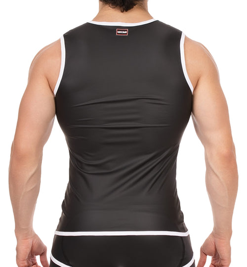 Veste sans manche Robin Noir-Blanc