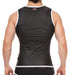 Veste sans manche Robin Noir-Blanc