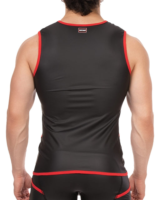 Veste sans manche Robin Noir-Rouge