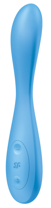 Vibro connecté G-SPOT FLEX 4 Satisfyer 20cm Bleu
