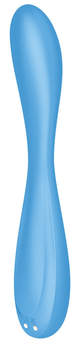 Vibro connecté G-SPOT FLEX 4 Satisfyer 20cm Bleu