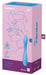 Vibro connecté G-SPOT FLEX 4 Satisfyer 20cm Bleu