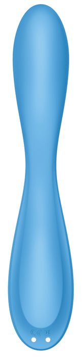 Vibro connecté G-SPOT FLEX 4 Satisfyer 20cm Bleu