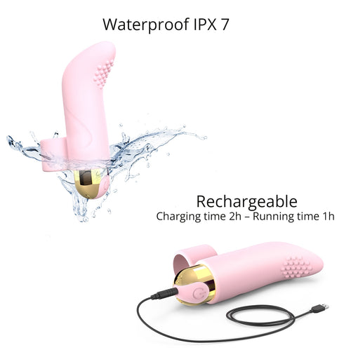 Vibro de doigt Touch Me Love to Love Rose