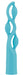 Vibro Fabulous 18 x 4cm Turquoise